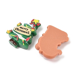 Кабошоны из непрозрачной рождественской смолы CRES-Z015-01A