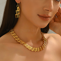 Винтажные железные многослойные ожерелья и серьги для женщин&nbsp;BR3637