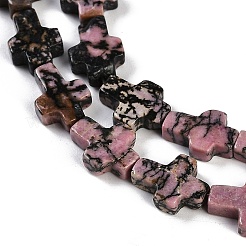 Природные родонит бисер нитей G-I369-A07-02