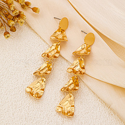 Серьги-гвоздики с кисточками из сплава самородков FS-WGA2C32-01