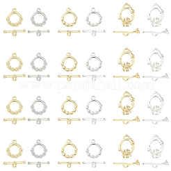 10 сумка 2 цвета латунные застежки-тоглы&nbsp;KK-YW0003-86