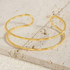 Двухслойные браслеты из нержавеющей стали 304 для женщин&nbsp;II5944-2