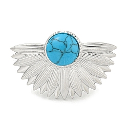 Кольца-манжеты из синтетической бирюзы из нержавеющей стали 304 G-Z056-07P-04