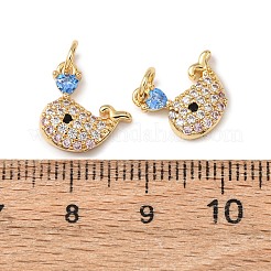 Латунные микро проложить кубического циркония подвески&nbsp;KK-C143-41A-G