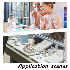 2 комплект из 2-х железных дисплеев для сережек в форме буквы Т&nbsp;EDIS-PH0001-09