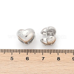 Серьги-кольца из латуни с прозрачным фианитом EJEW-Q016-07P