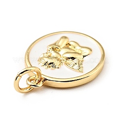 Латунь эмаль подвески&nbsp;KK-G416-38G-04