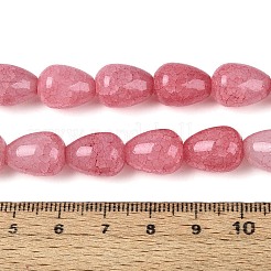 Выпечки нарисованные потрескивание стеклянные бусины пряди&nbsp;DGLA-N019-03A-03