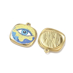 Подвески из нержавеющей стали 304 с эмалью&nbsp;STAS-K295-60G-03