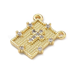 Латунные микро проложить кубического циркония подвески&nbsp;KK-C156-26G