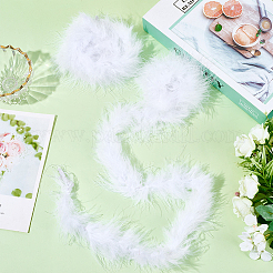 Аксессуары для украшений из перьев индейки&nbsp;AJEW-WH20018-91C