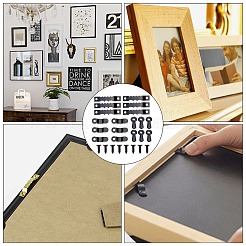 120 комплект из 3 кнопок поворота железной фоторамки AJEW-GF0004-47