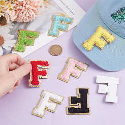 16 шт. 8-цветные компьютеризированные вышитые нашивки на тканевой основе для полотенец PATC-PH0001-07C