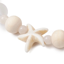 3шт. эластичные браслеты из синтетической бирюзы&nbsp;BJEW-JB11126