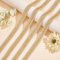 Плетеная кружевная отделка из полиэстера OCOR-WH0078-08A