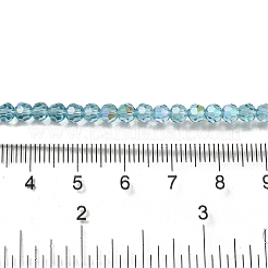 Гальванизируйте прозрачное стекло бисер нитей&nbsp;EGLA-A035-T4mm-L08