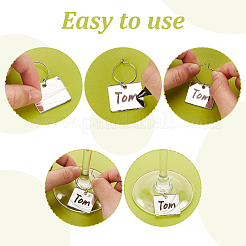 Подвески из акрилового бокала AJEW-GA00008