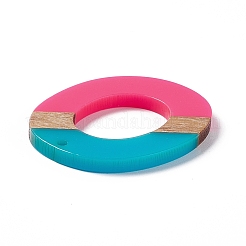 Подвески из непрозрачной смолы и ореха RESI-M027-01H