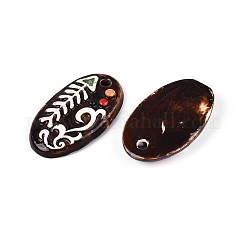 Ручной работы фарфора большие кулоны PORC-T133-47