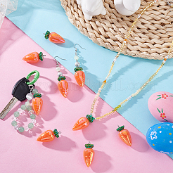 12 шт. подвески из смолы цвета моркови AB&nbsp;RESI-PH0002-47