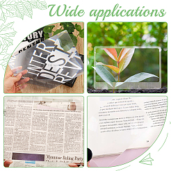 Ahademaker 25 шт. 2 стильные пластиковые портативные увеличительные линзы TOOL-GA0001-65