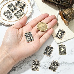 10шт 10 стиля подвески из сплава с эмалью&nbsp;ENAM-YW0005-50