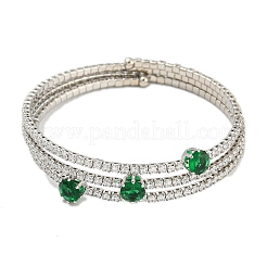 Браслеты из латуни с покрытием стойки BJEW-B110-01P-01