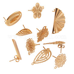 Фурнитура для сережек-гвоздиков из нержавеющей стали 304 STAS-CJ0001-111