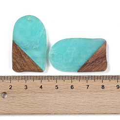 Подвески из смолы и дерева&nbsp;WOOD-F015-13H