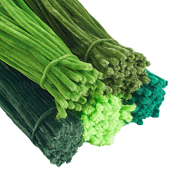 500шт 5-х цветные плюшевые палочки своими руками&nbsp;DIY-SC0003-34