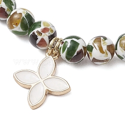 Сплав эмали шарм браслеты&nbsp;BJEW-JB12238-02