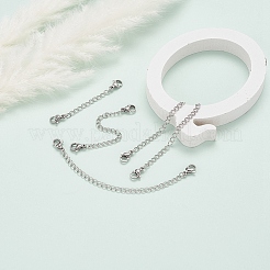 4 прядь 4 стиля удлинитель цепи из нержавеющей стали 304 STAS-YW0001-11