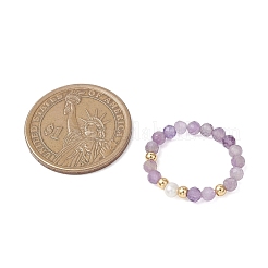 Женские перстни из натуральных смешанных драгоценных камней и жемчуга&nbsp;RJEW-JR00965