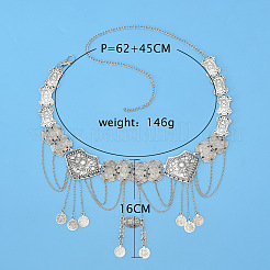 Геометрическая цепь из сплава с кисточками FS-WG5F3E8-01