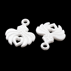 Непрозрачные акриловые подвески ко Дню святого Валентина&nbsp;SACR-L007-042E