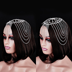 Кепка из сетки со стразами OHAR-WH0021-47S