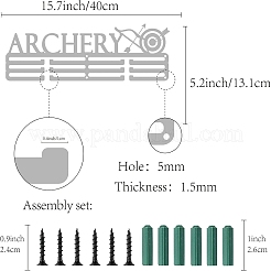 Модная железная вешалка для медалей&nbsp;ODIS-WH0023-028