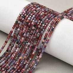 Нити бусин из натуральной цветной шпинели G-RM250101-K32