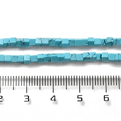 Синтетических нитей бирюзовые бусы&nbsp;G-B064-A47