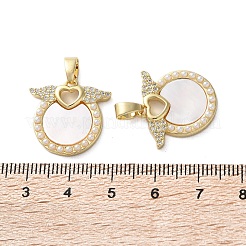 Латунные микро проложить кубического циркония подвески KK-U070-22G