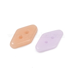 Стеклянные кнопки с 2 отверстием PORC-R010-08