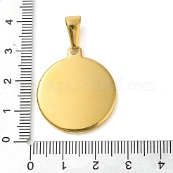 Плоские круглые подвески из смолы&nbsp;STAS-R229-13B-G