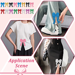 1 комплект бантов с компьютерной вышивкой на ткани PATC-FG0003-27