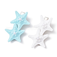 2 шт. заколки для волос из смоляной железной кожи аллигатора для женщин и девочек PHAR-JH00139