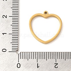 Ионное покрытие (ip) 304 нержавеющая сталь подвеска в форме сердца со стразами STAS-U025-13G