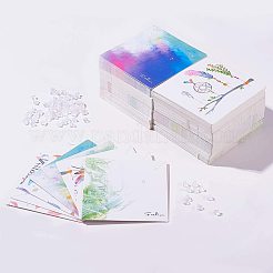 Картонные ожерелья и серьги CDIS-PH0001-14