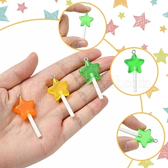 5 шт. подвески из прозрачной искусственной пищевой смолы&nbsp;FIND-FS0002-92