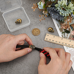 3 шт. Латунные бусины KK-FG0001-18