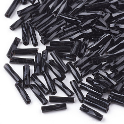 Стеклянные витые стеклярусы&nbsp;SEED-S018-02B