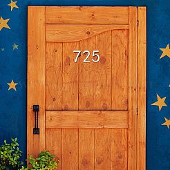 10шт 10 стильных акриловых зеркальных настенных наклеек&nbsp;AJEW-CN0001-46